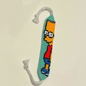 Simsons inspired handmade friendship bracelet